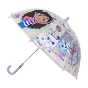 Parapluie Enfant Manuel Bulle Transparent – Gabby’s Dollhouse (POE)