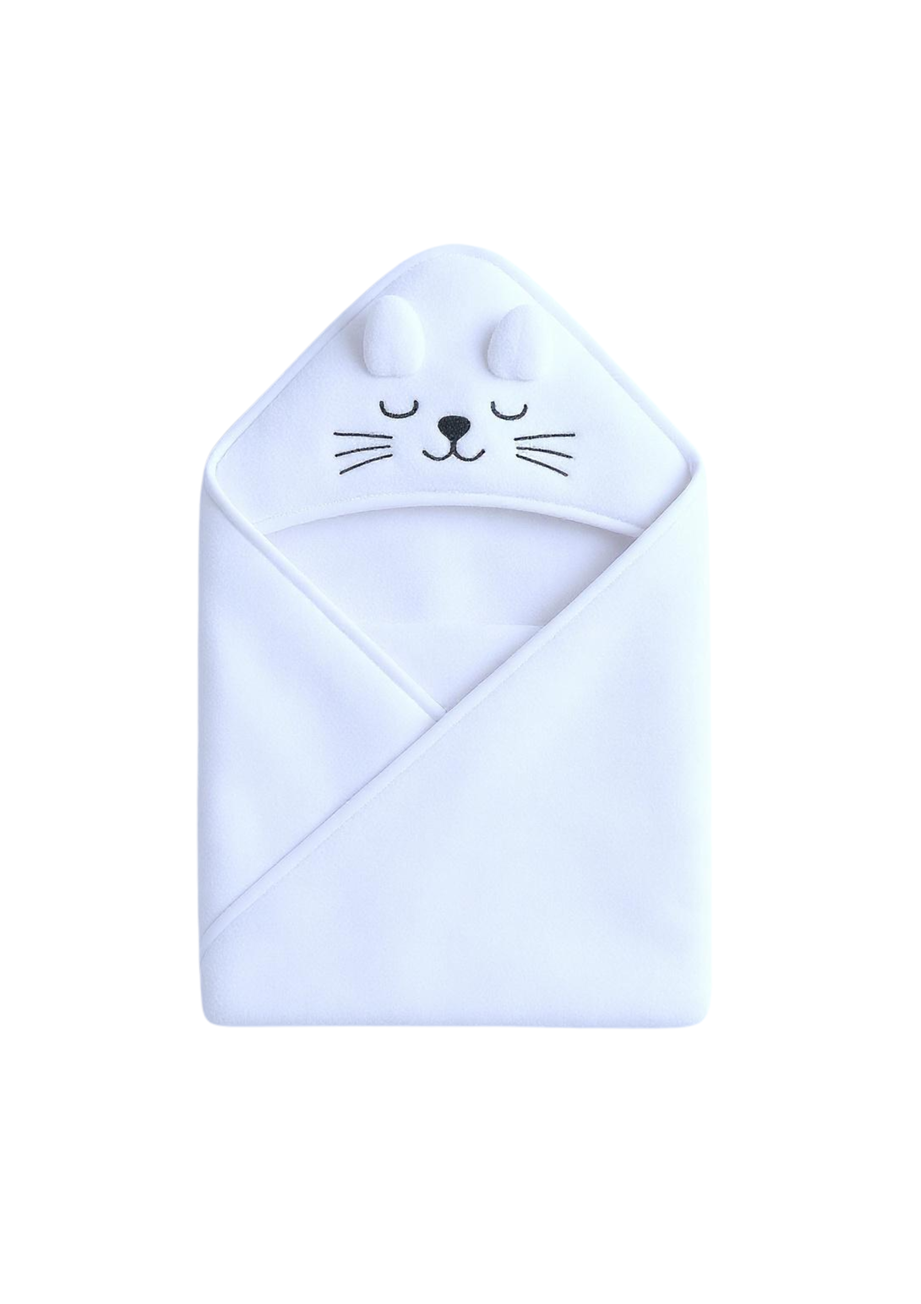 Cape de Bain Bébé – Motif Chat
