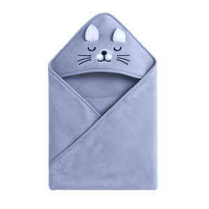 Cape de Bain Bébé – Motif Chat