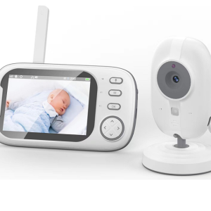 Caméra bébé avec vidéo, vision nocturne, musique et son bidirectionnel