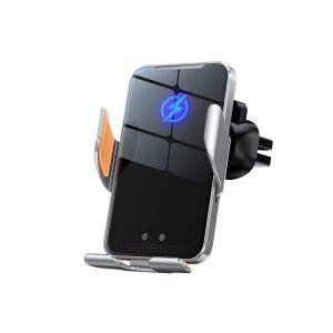 Chargeur à induction pour voiture avec support de téléphone